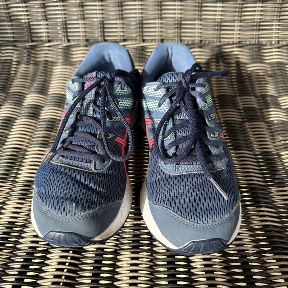 Asics Shoes‎ Womens Size 8 Gel Contend 6 1012A571 Blue Running Sneakers - Picture 4 of 11